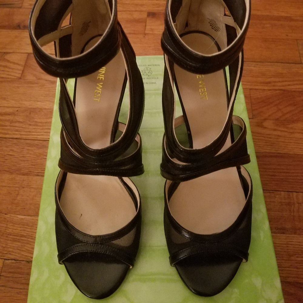 Nine West Cezzica Heels 10 euc - Picture 2 of 4